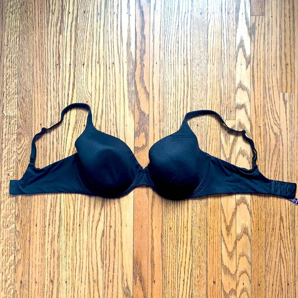 Victoria’s Secret black lined perfect coverage bra